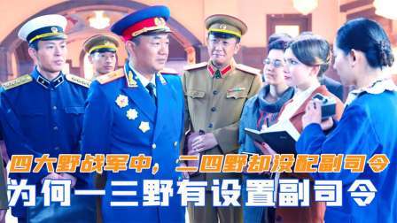 峥嵘岁月 四大野战军中，为何一三野有设置副司令，二四野却没有配副司令