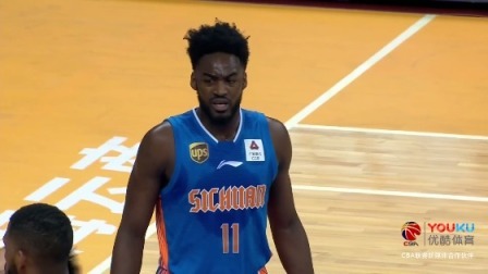 CBA 18/19赛季 天津VS四川第二节：双方交替狂下三分雨，半场天津63-66四川