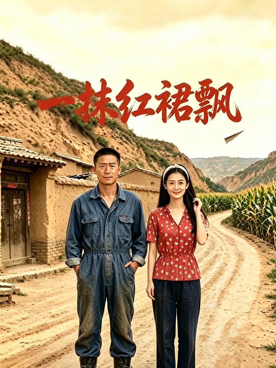 一抹红裙飘
