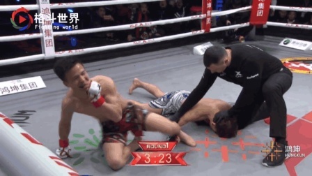 格斗视界 “窜天豹”张美煊KO日本拳王, 自己却“瘸了”!