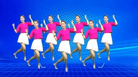 蓝莓思洁广场舞 网红广场舞《我有故事谁有酒》附教学