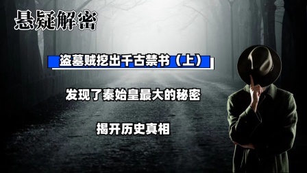 考古新发现第二季 盗墓贼挖出千古禁书（上）发现了秦始皇最大的秘密，揭开历史真相