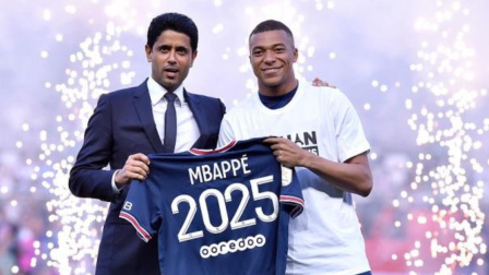 他留下！官方：姆巴佩留在巴黎，续约至2025年6月