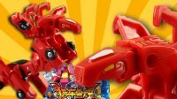 超能玩具白白侠 猎车兽魂之龙威 合体变形的魔幻车神 130