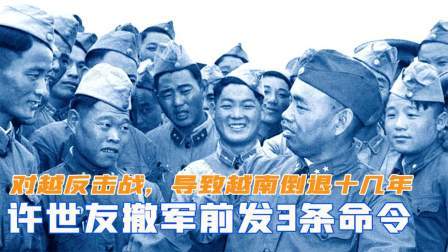战史分析 对越反击战，许世友在撤军前发出3条命令，导致越南倒退十几年