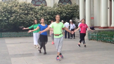 广场舞 广场舞《爱我无语》附分解