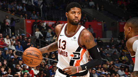 NBA流言收割机 哈雷尔26+9乔治25分 快船主场轻取开拓者