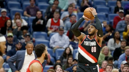 NBA流言收割机 安东尼首秀10分4篮板，开拓者不敌鹈鹕