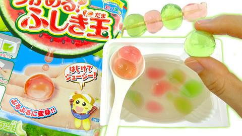 玩具益趣园 创意食玩DIY西瓜味水球 不可思议的水球食玩