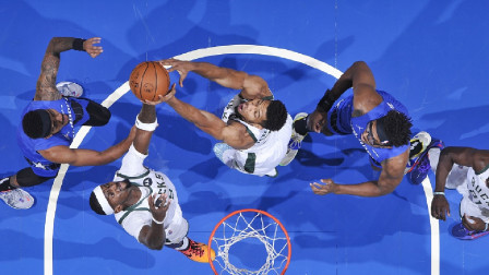 2021-2022赛季NBA集锦 NBA-字母哥33+12+5 雄鹿7人上双横扫魔术迎5连胜