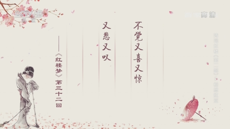 百家讲坛 《百家讲坛》 20220614 诗词红楼（第二部）2 相思红豆
