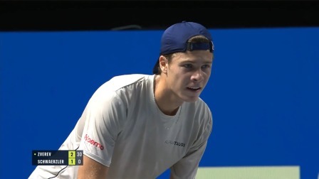 【全场回放】兹维列夫2-0施韦尔茨勒 2024ATP维也纳站 第一轮