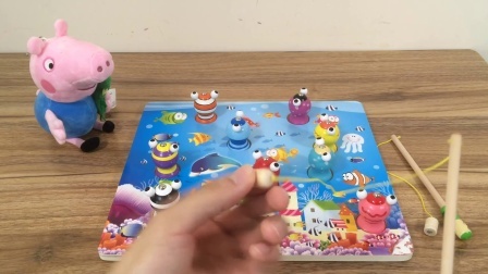 三分钟爸爸 2016 3D儿童钓鱼玩具 小猫钓鱼 581