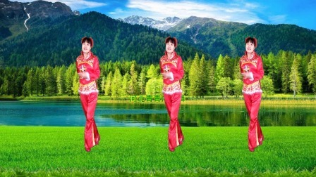 广场舞《山美水美人更美》32步，轻盈优美