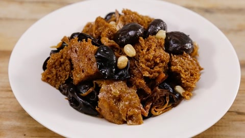 达人厨房 美食台  四喜烤麸