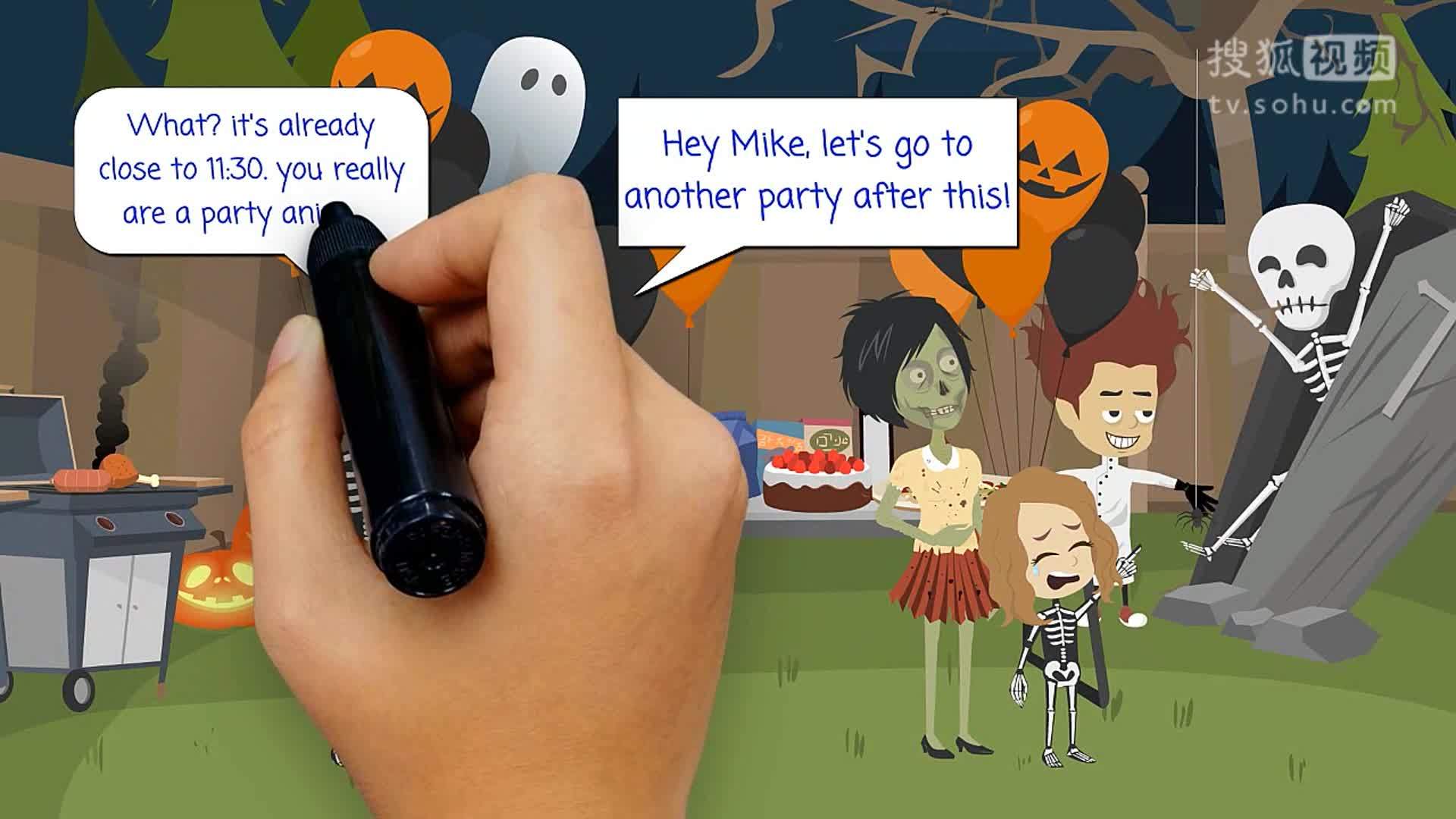 初学英语-英语初学he is a party animal