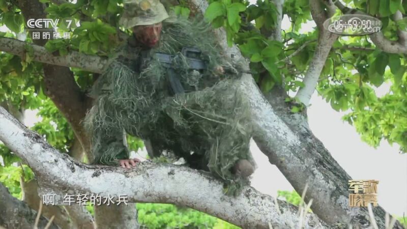 国防微视频-军歌嘹亮 《国防微视频-军歌嘹亮》 20240812 《南海蓝》
