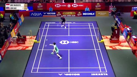 【全场回放】兹科0-2梁峻豪 2025印尼羽毛球公开赛 男单32强赛