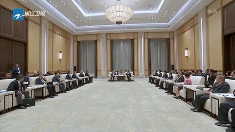 浙江新闻联播 车俊会见哈萨克斯坦总统托卡耶夫