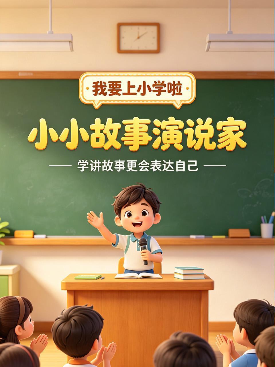 我要上小学啦：小小故事演说家 学讲故事更会表达自己