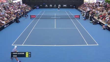 【全场回放】阿利亚西姆2-0吉隆 2025ATP阿德莱德站1/4决赛