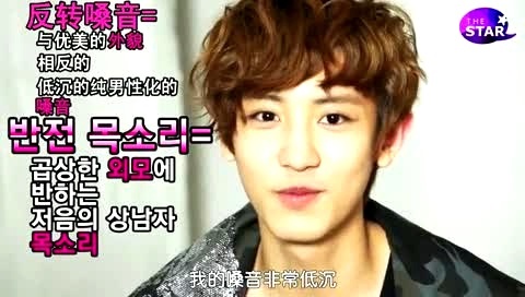 EXO TheStar ChanYeol采访 中文字幕 12/05/11-EXO-K