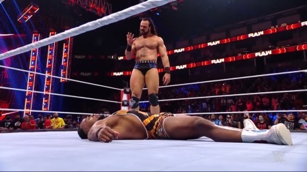 【摔角吧！斗士】WWE RAW 第1481期：德鲁大E宝冠大赛“提前上演”