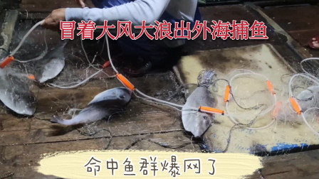 南澳岛赶海日记 彪哥冒着大风大浪出外海捕鱼，没想到大丰收