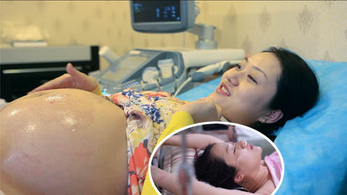 宝贝你好 空姐孕妇大胆尝试水中分娩