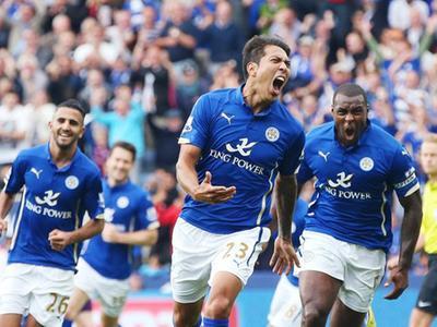 英格兰足球超级联赛 英超14/15赛季第1轮 莱切斯特城vs埃弗顿