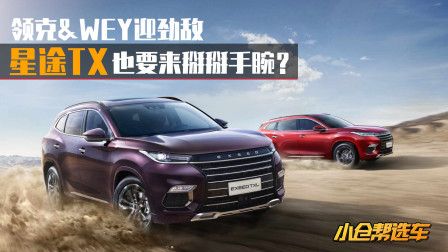 领克&WEY迎劲敌，星途TX也要来掰掰手腕？
