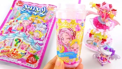 玩具益趣园 食玩DIY拥抱光之美少女摇摇乐奶昔第二弹