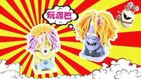 超能玩具白白侠 小黄人剪头发玩具 彩泥工具套装 06