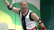 全民运动会 李伯奎大玩特技喷火 全场沸腾