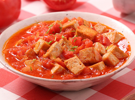 美食台 番茄煮豆腐 鲜美更爽口