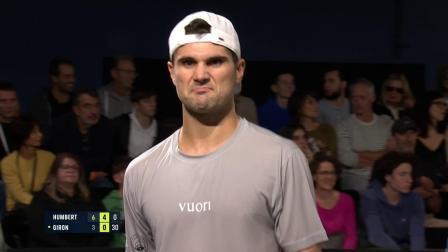 【全场回放】安贝尔2-0吉隆 2024ATP巴黎大师赛 第二轮