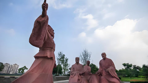 大学者秦宓与张温聊天