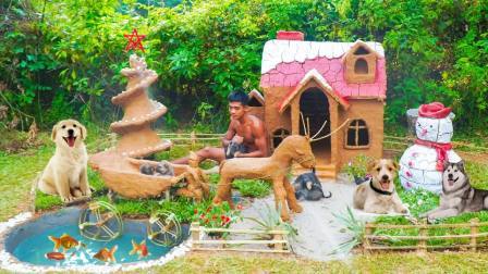 荒野建造者 第二季 原来是缺个圣诞老人的座驾，这回完美了，这创意真不赖