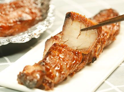 微体兔美食 2017 梅酱蜜汁叉烧 一个人能吃一整条
