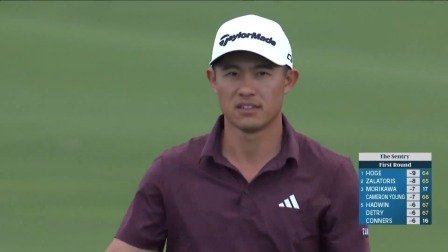 【球员集锦】科林·森川实力没得说，完美控球推杆游刃有余