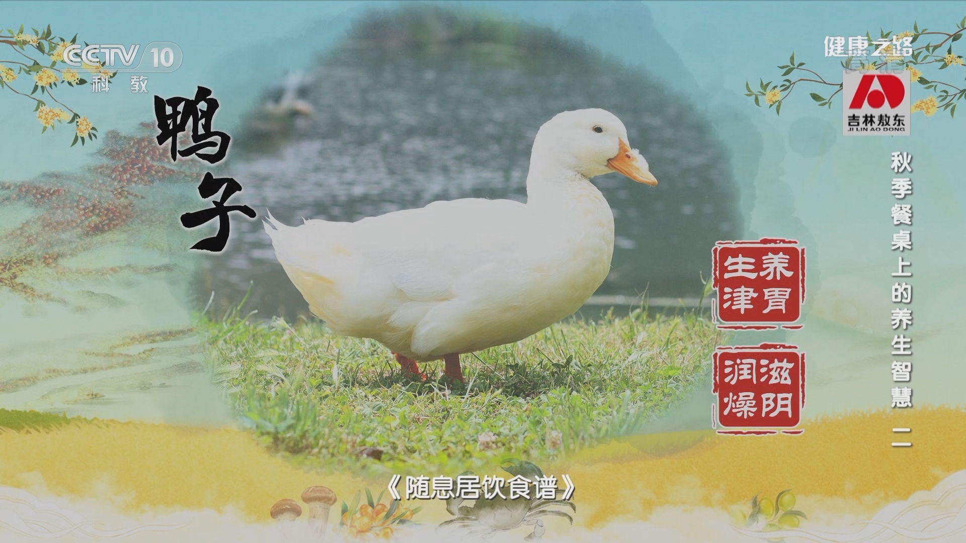 《健康之路》 20210929 秋季餐桌上的养生智慧（二）