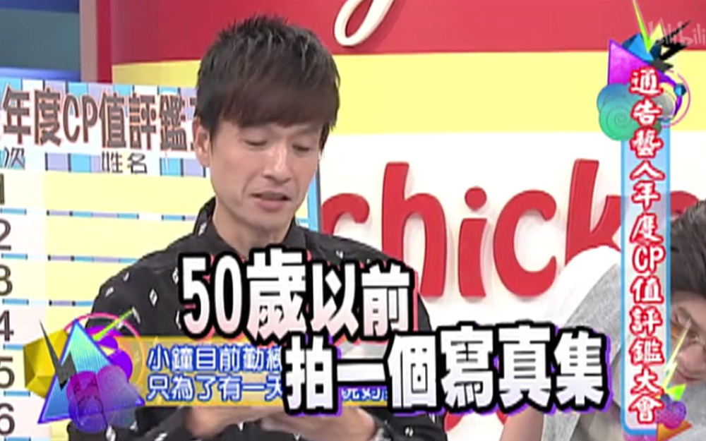 小钟放话50岁前自费拍写真集