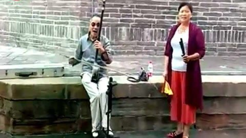 河南坠子 河南坠子 郭永章出名前唱《毛主席长征》井照鑫 周末戏院