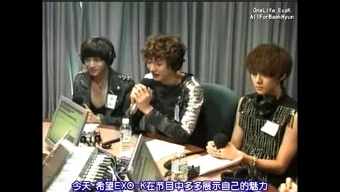 EXO SBS 崔华静的Power Time 中文字幕 12/05/15-EXO-K
