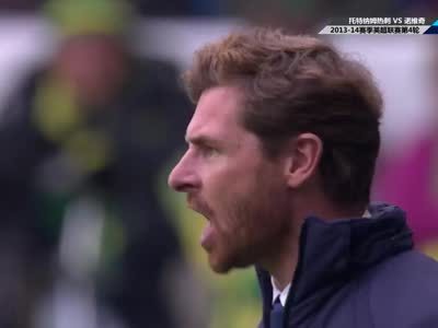 英格兰足球超级联赛 13-14赛季第4轮 热刺2-0诺维奇