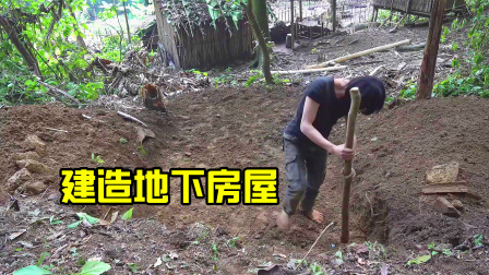 原始丛林人苏门答腊 第二季 准备建造地下房屋，打造一个更安全的庇护所
