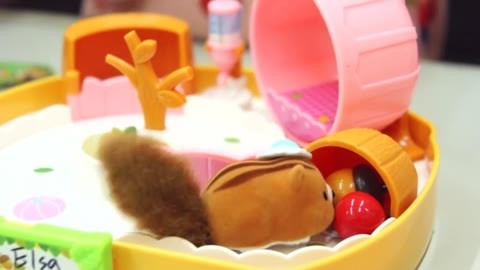 松鼠小屋玩具组