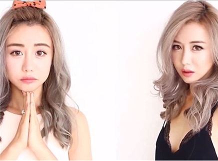 美芽 可爱VS气质女神妆 日常妆开外挂