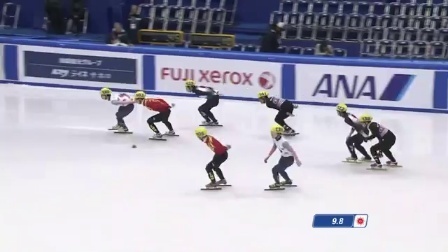 短道男子5000米接力中国封王 韩国队倒在终点前一刻