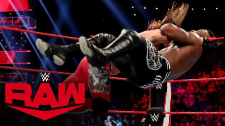 WWE RAW 2019 【RAW 09/30】高飞技术选手正面刚